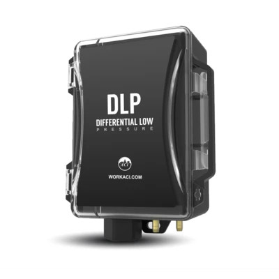 ACI A/DLP-010-W-U-N-A-3 - DLP Series Multi-Range Differential Low Pressure Transmitter, 0-1 to 0-10 in WC (8 selectable), mA/V output, Pitot+DRC, Made in USA
