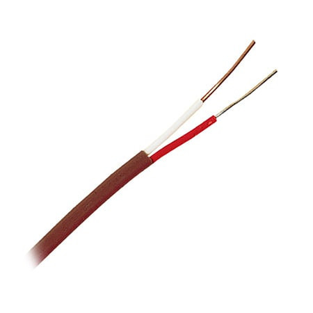 Omega KK-J-20S-SB-500 : Thermocouple Wire, Duplex Insulated, J Type, 0 ¡C to 260 ¡C (32 ¡F to 500 ¡F), Stranded, 20 AWG, 500 ' Cable, Polyimide, Stainless Steel Overbraid, ANSI (Std), KK-J Series, Spool