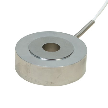 Omega LC8200-1.00-500 : Through Hole Load Cell, Compression, ¬± 0.5 %, 500 lbf, 2 mV/V, 5 ' Cable, 1 " (ID), 2 " (OD), 0.63 " (H), Compact, LC8200 Series, Each