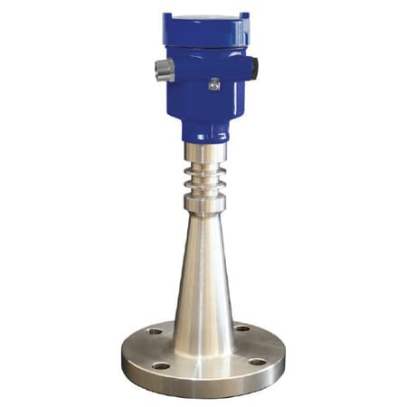 Omega LR20-0310-30 : Pulse Radar Level Transmitter, Flowline, Flange Mount, Liquid, 3 " ANSI Flange, ± 3 mm Accuracy, 72 psi, 150 ¡C, 65.6' (20 m), 16 Vdc to 26 Vdc, 4 mA to 20 mA, LCD Display, LR20 Series, Each
