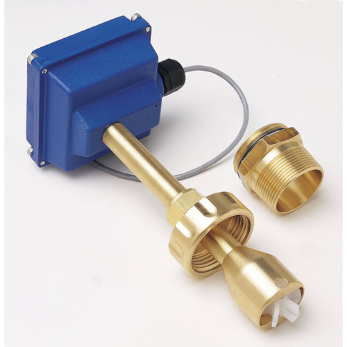 Omega FP6501-SS : Flow Sensor, Adjustable Length Insertion Paddlewheel, 5 Vdc to 24 Vdc, 0.3 FPS to 30 FPS, ± 1.5 %, Amplified Square Pulse, 316 SS, 200 psi, 1-1/2 " NPT, 3 " to 12 " Pipe, FP6500 Series, Each