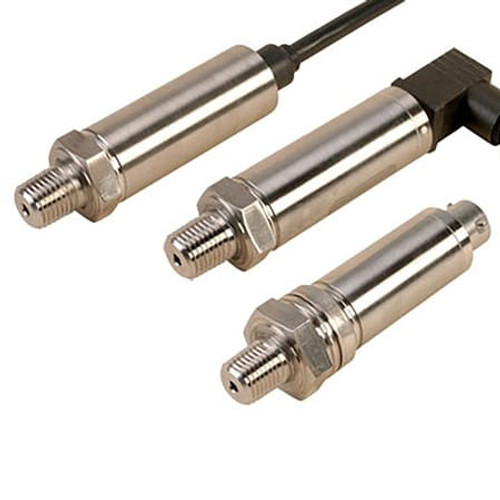 Omega PX419-030AI : High Accuracy Pressure Transducer, Absolute, 0 psi to 30 psi, ± 0.08 %, 1/4 " NPT Male, Current, 4 mA to 20 mA, Mini DIN 43650 C, -45 ¡C to 115 ¡C (-49 ¡F to 240 ¡F), PX409 Series, Each