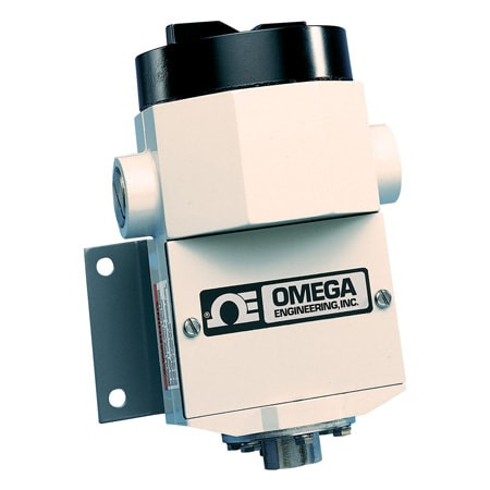 Omega PSW-408 : Pressure Switch, Industrial, Heavy-Duty, NEMA-9, Gauge Type, (1) 10 A SPDT, 1/4 " NPT Female, 40 psi to 200 psi, 13 psi to 180 psi Deadband, Adjustable, Standard, PSW-400 Series, Each