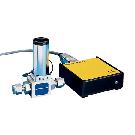 Omega FSV11 : Proportioning Valve, Electrically Controlled, 100:1, 1/4 " Compression, 0.009 Cv, 12 Vdc to 30 Vdc, 0 to 5 Vdc, 4 mA to 20 mA, 316 SS, 416 SS, FKM, 500 psi, 54 ¡C (130 ¡F), Gas, FSV10 Series, Each