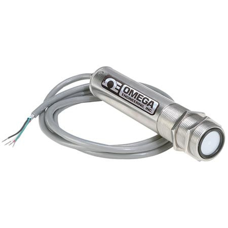 Omega OS137A-2-MV-C : Infrared Sensor Transmitter, Miniature, Non-Contact, -18 ¡C to 260 ¡C, ± 3 % rdg/4.4 ¡C Accuracy, 0 ¡C to 70 ¡C, 10 mV/ ¡F O/P, 10:1 FOV, 6 ', 150 ms, OS130A Series, Each