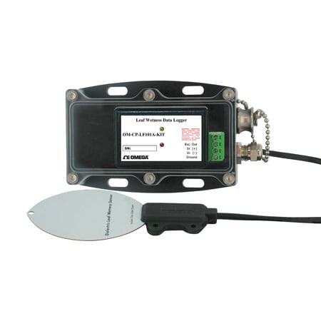 Omega OM-CP-LF101A-KIT : Leaf Wetness Data Logger, 1-CH Measurement, mV I/P, Battery, 1M Sample, 2s Sampling Rate, USB, Durable, Weather Resistant Enclosure, Each