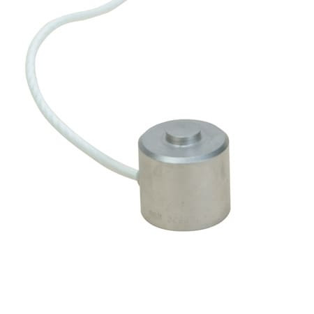 Omega LCM304-20KN : Heavy Duty Load Cell, Compression, ± 0.5 %, 20000 N, 2 mV/V, 5 ' Cable, 1 " (OD), 1 " (H), Miniature Button, LCM304 Series, Each