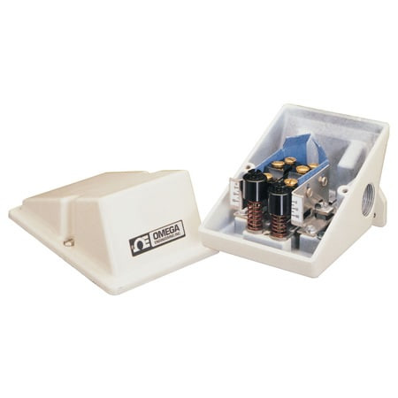 Omega PSW-308 : Pressure Switch, Industrial, Gauge Type, (1) 10 A SPDT, 1/4 " NPT Female, 40 psi to 200 psi, 18 psi to 180 psi Deadband, Adjustable, NEMA 4X, IP66 Enclosure, PSW-300 Series, Each