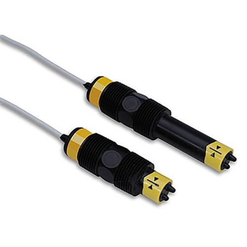 Omega FST-323-SPST : Flow Switch, Thermal Dispersion, Gas, 1 FPS to 90 FPS, 1 A SPST Relay, N.O/N.C, Selectable, 2 " to 12 ", NPT Male, ± 5 % Accuracy, PP, PVDF, 10 ' Wire L, FST-320 Series, Each