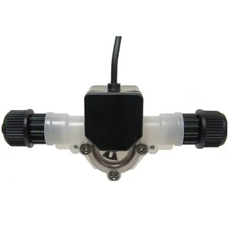 Omega FTB315 : Micro Flow Meter, Low Flow Indicating, 9 Vdc to 28 Vdc, 500 ml/min to 5000 ml/min, 1/8 ", Compression Fitting, ± 6 % Accuracy, Amplified Square Pulse, PVDF, 130 psi, FTB300 Series, Each