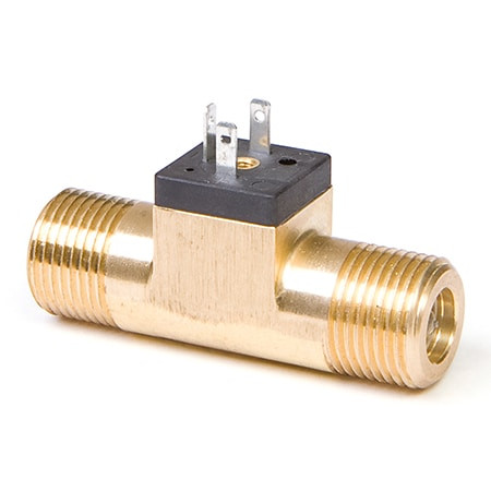 Omega BV2000BRG250A : Vision Turbine Flow Meter, Low Cost, Liquid, 0.8 GPM to 6.6 GPM (3 LMP to 25 LMP), 3/8 ", BSPP Male, ± 3 %, Amplified Square Wave, Brass, PTFE, Graphite, 3-Pin Mini DIN BV2000 Series, Each
