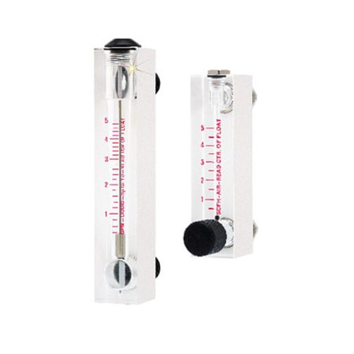 Omega FL4215 : Variable Area Flow Meter, OEM-Style, Air, 3 SCFH to 30 SCFH, 100 psi, 1/4 " NPT Female, 38 ¡C (100 ¡F), ± 6 %, Direct Read, 316 SS, Acrylic, Brass, EPR, FL4000 Series, Each