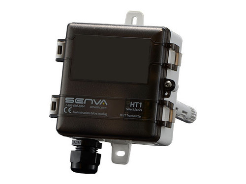 Senva HT1D-2FUX : Duct Humidity/Temperature Combo Sensor, 2% rH Accuracy, Selectable Outputs: 4-20 mA, 0-5 VDC, or 0-10 VDC, 10K Type III Thermistor, Buy American Act Compliant, 7 Year Limited Warranty