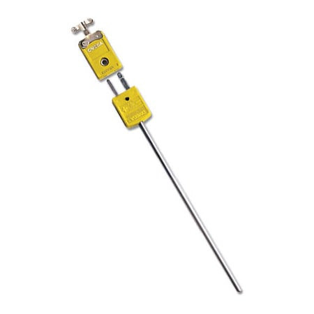 Omega NMQXL-062U-8 : Quick Disconnect Thermocouple Probe, Miniature CONN, N Type, 0 ¡C to 1038 ¡C (32 ¡F to 1900 ¡F), 0.062 " x 8 " (DxL) Probe, Super OMEGACLADª XL, Immersion, Ungrounded, ANSI, NMQXL Series, Each