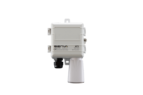 Senva HT1O-3AUD : Outdoor Humidity Sensor, 3% rH Accuracy, Selectable Outputs: 4-20 mA, 0-5 VDC, or 0-10 VDC, LCD Display, Buy American Act Compliant, 7-Year Limited Warranty