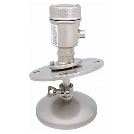 Omega LR46-5321-84-00 : Pulse Radar Level Transmitter, Flanged, Liquid, 4 " NPT Male, ± 15 mm Accuracy, 400 ¡C (752 ¡F), 229.7' (70 m), 21.6 Vdc to 26.4 Vdc, 4 mA to 20 mA, LCD Display, LR46 Series, Each