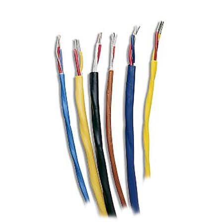 Omega EXTT-J-16-TWSH-1000 : T/C Extension Wire, Twisted, Shielded, Type J, 1000 ' Cable, 16 AWG, PFA, Solid, 0 ¡C to 200 ¡C (32 ¡F to 400 ¡F), ANSI (Std), EXTT-J Series, Spool