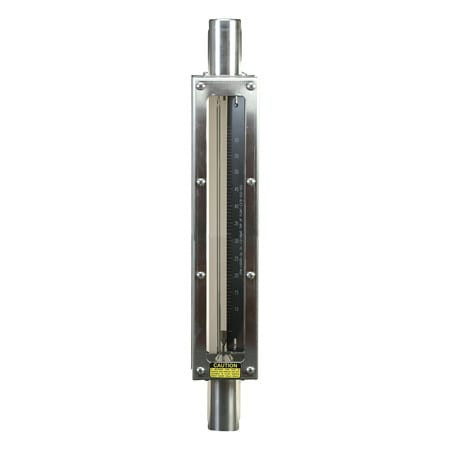 Omega FL901G : Flow Meter w/SS Enclosure, Heavy Duty, Water, 0.064 GPM to 0.64 GPM, 300 psi, 1/2 " NPT Female, 93 ¡C (200 ¡F), ± 2 %, Direct Read, 316L SS, Glass, Polycarbonate, EPR, FL900-G Series, Each