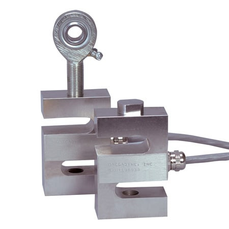 Omega LC101-25K : S-Beam Load Cell, Tension, ± 0.03 %, 25000 lbf, 3 mV/V, 15 ' Cable, 4 " (L), 2 " (W), 4.3 " (H), High Accuracy, LC101 Series, Each