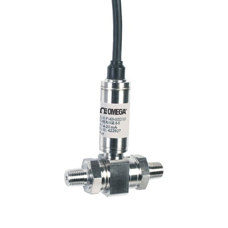 Omega PX409-015DDU5V-XL : High Accuracy Pressure Transducer, Differential, 0 psi to 15 psi, < 0.1 % Class, 1/4 " NPT Male, Voltage, 0 Vdc to 5 Vdc, Cable, Non-linearity Err, PX409-DIF Series, Each