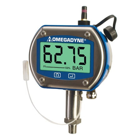 Omega DPGM409-025HCG : Digital Pressure Gauge, High Accuracy, Compound Gauge, -25 mbar to 25 mbar, ± 0.08 %, 1/4 " BSPP Male, 4 Digit, Battery Powered, DPGM409 Series, Each
