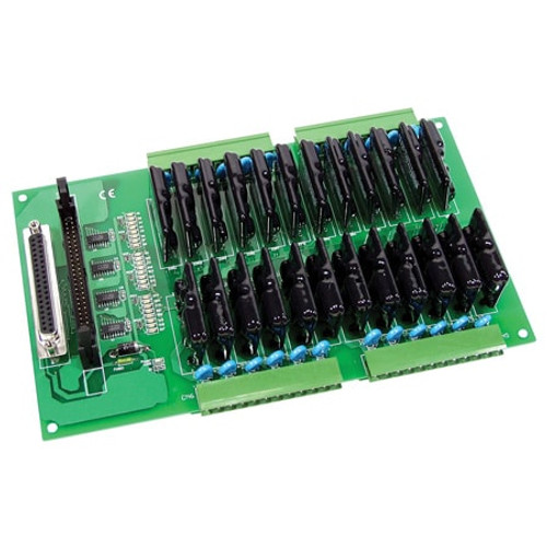 Omega OME-DB-24SSR : Solid State Relay O/P Board, 24-CH, 5 Vdc Supply, 4 A, 250 Vac, N.O/Form A, Panel Mount, 50-Pin Flat 1.5 m Cable, OME Series, Each