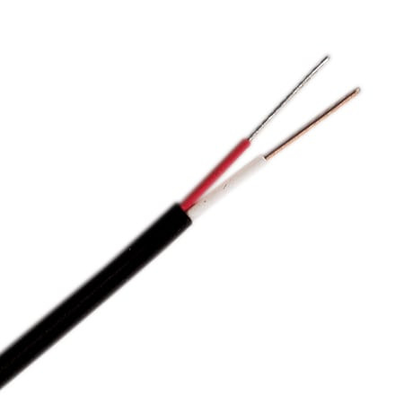 Omega EXTT-J-20-SB-1000 : Thermocouple Extension Wire, Duplex, J Type, 0 ¡C to 200 ¡C (32 ¡F to 400 ¡F), Solid, 20 AWG, 1000 ' Cable, PFA, Stainless Steel Overbraid, ANSI (Std), EXTT-J Series, Spool
