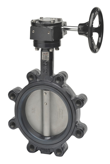 Belimo F6150HD+GW02 : 2-Way 6" Inch Butterfly Valve, ANSI Class Consistent with 125, Cv 1579 + Gear Wheel