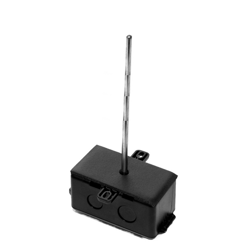 ACI A/CP-D-12"-PB : Duct Temperature Sensor, 10K Type II Thermistor, 12" Probe Length, Plastic Box Enclosure