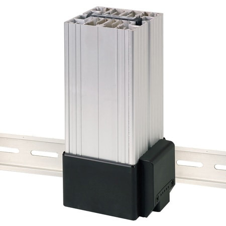 Omega HGL40900 : Enclosure Fan Heater, Compact, 120 Vac, 250 W, DIN Clip for 35 mm (1.4 ") DIN Rail, -45 ¡C to 70 ¡C (-49 ¡F to 158 ¡F), Built-In Overheat Protection, HGL Series, Each