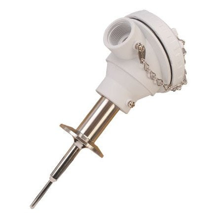 Omega TCS-TU-S-0300-D1-NB9W : Thermocouple Sensor, Sanitary, Type T, -50 ¡C to 200 ¡C (-58 ¡F to 392 ¡F), 1.5 " Tri-Clamp, 0.25 ", 3 ", 316 SS, White Polypropylene, Immersion Probe, TCS-S-NB9W Series, Each