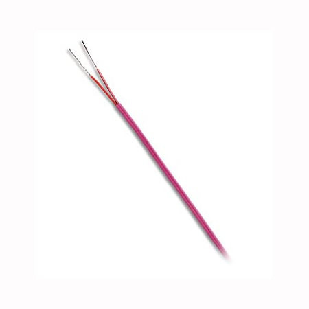 Omega EXTT-E-16-7.5M : Thermocouple Extension Wire, Duplex, E Type, 0 ¬°C to 200 ¬°C (32 ¬°F to 400 ¬°F), Solid, 16 AWG, 7.5 m Cable, PFA, ANSI (Std), EXTT-E Series, Spool