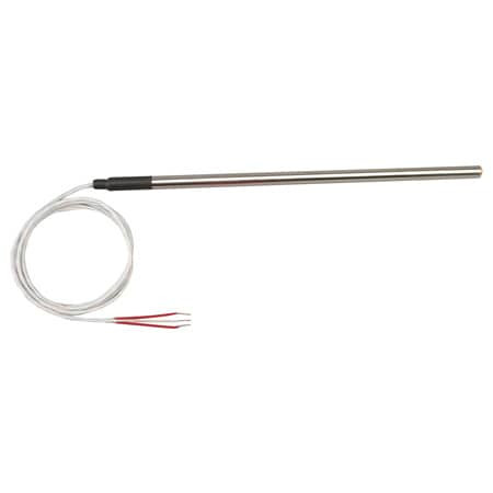 Omega PRCU-10-2-100-3/16-18-E : Fast Response RTD Probe, Stripped Leads, -50 ¬°C to 260 ¬°C (-58 ¬°F to 500 ¬°F), Class A, 0.187 " x 18 " Probe, 40 " Cable, 3 Wires, 26 AWG, 304 SS w/Copper Tip, Immersion, 100 ¬Ω, PRCU, Each