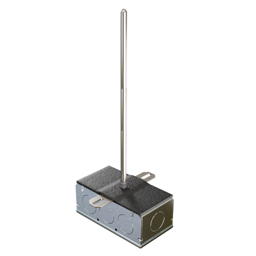 ACI A/20K-D-8"-GD : Duct Temperature Sensor, 20K Thermistor, 8" Probe Length, Galvanized Steel Enclosure