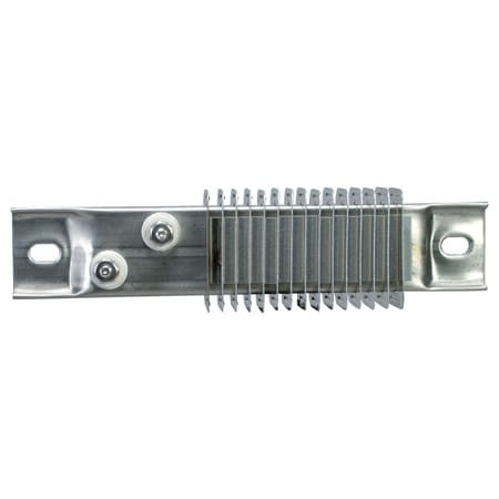 Omega FSH-105-240V : Strip Heater, Ceramic Insulated, Finned Style, 240 Vac, 300 W, 40 W/in_, 2 Terminals One End, SS Sheath, 650 ¡C (1200 ¡F), 10-1/2 " x 1-1/2 " (LxW), 2 Mounting Holes, FSH Series, Each