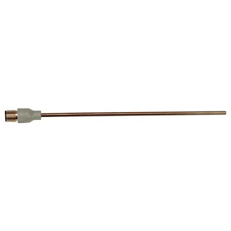 Omega PR-22-3-1000-A-M6-0750-M12 : Pt1000 RTD Sensor Probe, M12 CONN, -30 ¡C to 350 ¡C (-22 ¡F to 622 ¡F), Class A per IEC60751, 6 mm x 750 mm (DxL) Probe, 316 SS, Immersion Probe, 1000 ½, 4 Wires, PR-22 Series, Each