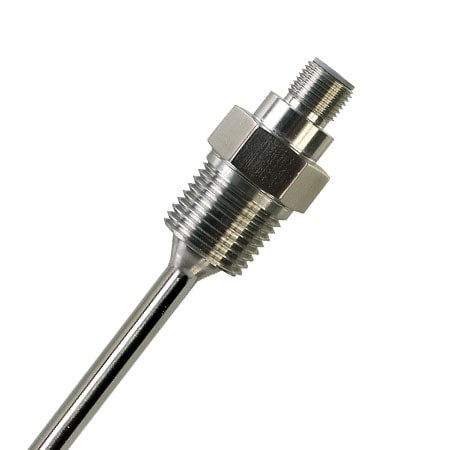 Omega M12KIN-1/4-U-12-C : Thermocouple Probe, M12 CONN, K Type, 0 ¬°C to 1150 ¬°C (32 ¬°F to 2100 ¬°F), 0.25 " x 12 " (DxL) Probe, Inconel 600, Immersion Probe, Ungrounded, 3/8 " NPT, M12 Series, Each