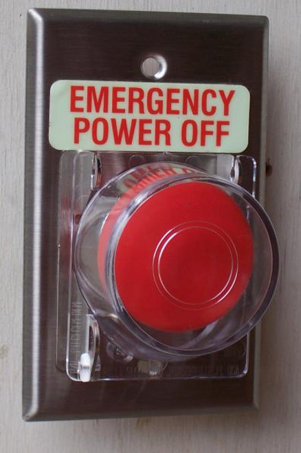 Pilla WPSMOCLM Emergency Power Off : Red Momentary 40mm Mushroomm with Clear Protective Cover PILCLM, "Emergency Power Off", NEMA 1 (Indoor) Rated