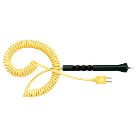 Omega 88310E : Penetration Thermocouple Probe, Hypodermic Tip, Low Profile, E Type, 0 ¡C to 162 ¡C, 0.062 " x 0.25 " Probe, 60 " Cable, 28 AWG, TPE, Grounded, Hypodermic, SS, Mini Male CONN, 88310 Series, Each