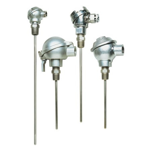 Omega NB7-ICSS-316U-12 : Thermocouple Probe, Flip-Top Aluminum Connection Head, J Type, 0 ¡C to 620 ¡C (32 ¡F to 1150 ¡F), 1/2 " NPT, 0.187 " x 12 " Probe, Immersion, Ungrounded, 304 Stainless Steel, NB-SS Series, Each
