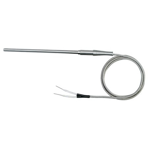 Omega TJ36-CASS-116E-6-CC-XCIB : Transition Joint T/C Probe, Stripped Leads, K Type, 0 ¡C to 920 ¡C, 0.062 " x 6 " Probe, 40 " 24 AWG, 304 SS, Air Probe, Exposed, ANSI (Std), Nextel w/Inconel Overbraid, TJ36, Each