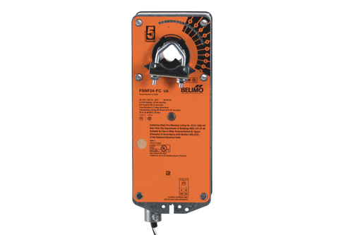 Belimo FSNF24 US : Fail-Safe Fire & Smoke Actuator, 70 in-lb, 24VAC/DC, On/Off Control Signal, 5-Year Warranty