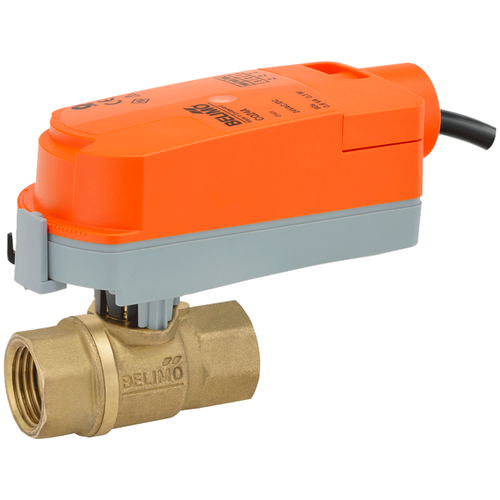 Belimo Z2050Q-F+CQBUP-3 : 2-Way 1/2" ZoneTight Zone Valve Cv Rating 1.4 (2.8 GPM @ _ 4 psi), Non-Spring Return Actuator, 100-240VAC, On/Off, Floating 3-Point Control Signal
