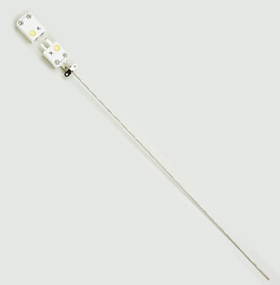 Omega SICSS-040U-24-SHX : Quick Disconnect Thermocouple Probe, High Temp, Ceramic Miniature CONN, J Type, 0 ¡C to 260 ¡C, 0.04 " x 24 " (DxL) Probe, 304 SS, Immersion, Ungrounded, ANSI, SICSS Series, Each