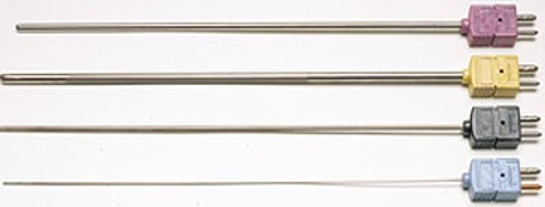Omega HJQSS-14G-36 : Quick Disconnect Thermocouple Probe, High Temp STD CONN, J Type, 0 ¡C to 720 ¡C (32 ¡F to 1300 ¡F), 0.25 " x 36 " (DxL) Probe, 304 SS, Immersion, Grounded, ANSI, HJQSS Series, Each