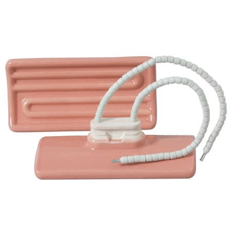 Omega CRC10029 : Ceramic Radiant Heater, Curved Face, 220 V/240 V, 500 W, 43.18 W/in_, Rose to Grey, 771 ¡C (1420 ¡F), 60 mm x 245 mm (2.36 " x 9.65 "), Standard Type K Thermocouple, CRC Series, Each