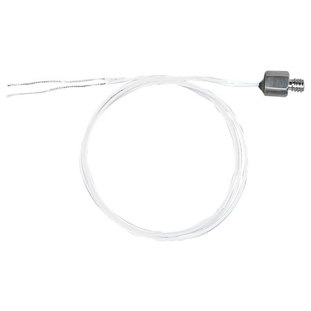 Omega ON-950-44006 : Thermistor Sensor, Bolt-Mount, 0 ¡C to 100 ¡C (32 ¡F to 212 ¡F), ± 0.2 ¡C Accuracy, Threaded Mounting, 10000 ½, Stripped Leads, PFA, 12 ", ON-950 Series, Each