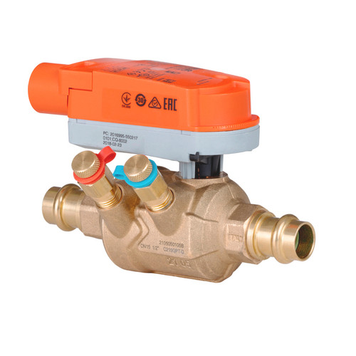 Belimo Z2075QPT-G+CQB24-3 : 2-Way 3/4" ZoneTight (PIQCV), 9 GPM @ Δ 4 psi, Non-Spring Return Actuator, 24VAC/DC, On/Off, Floating 3-Point Control Signal