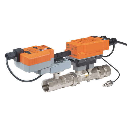 Belimo EV125+AKRX-E : 2-Way 1-1/4" Energy Valve (PI-CCV), 28.5 GPM, Electronic Fail-Safe Actuator, 24VAC/DC, Modulating, BACnet/Modbus/MP-Bus Communication