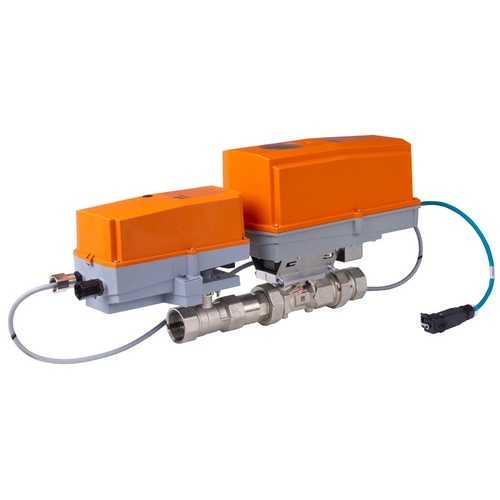 Belimo EV150+ARX-E N4 : 2-Way 1-1/2" Energy Valve (PI-CCV), 44 GPM, Non Fail-Safe Actuator, 24VAC/DC, Modulating, BACnet/Modbus/MP-Bus Communication, NEMA 4 Enclosure